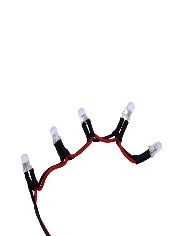 FACCNOY LED Light Roof Lamp Lights for FMS FCX24 K5 1/24 RC Crawler Car 5 LED Serial Connections Decoration Parts - Image 4